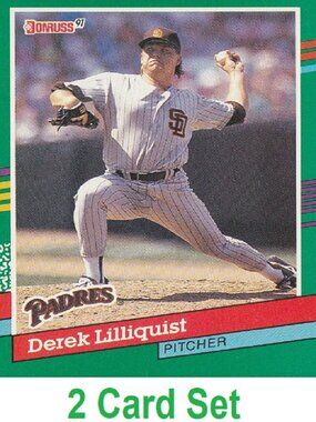 Derek Lilliquist Baseball Card Collection